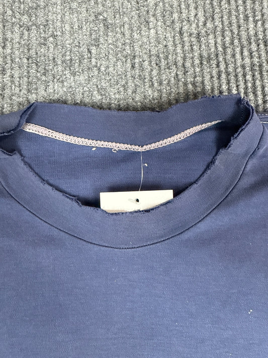 Faded Navy Graphic T-Shirt (M)