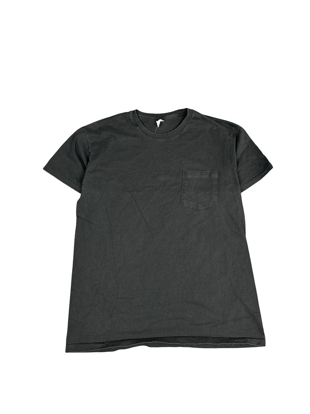 Hanes Black Pocket T-Shirt (L)