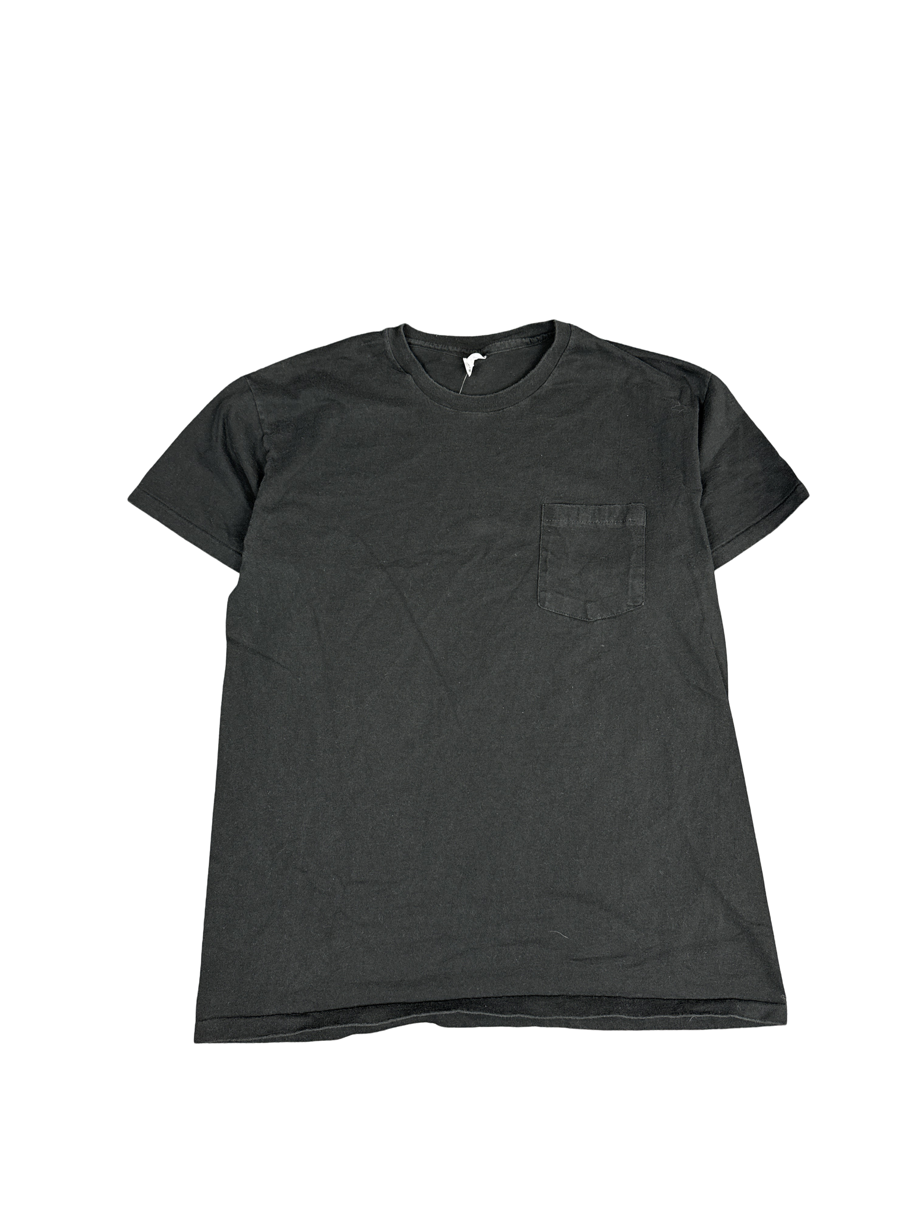 Hanes Black Pocket T-Shirt (L)