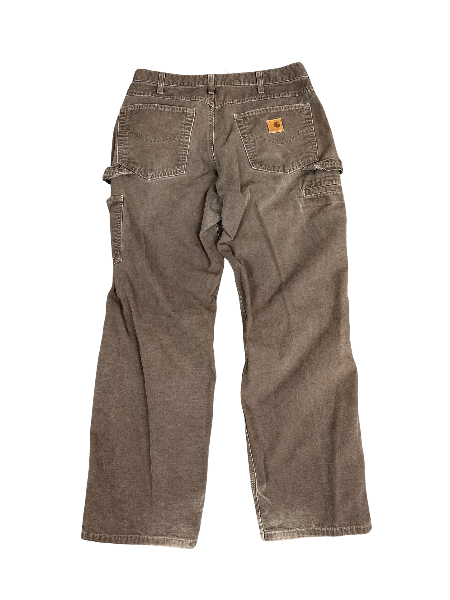 Carhartt Brown Loose Fit Work Pants (32x30)