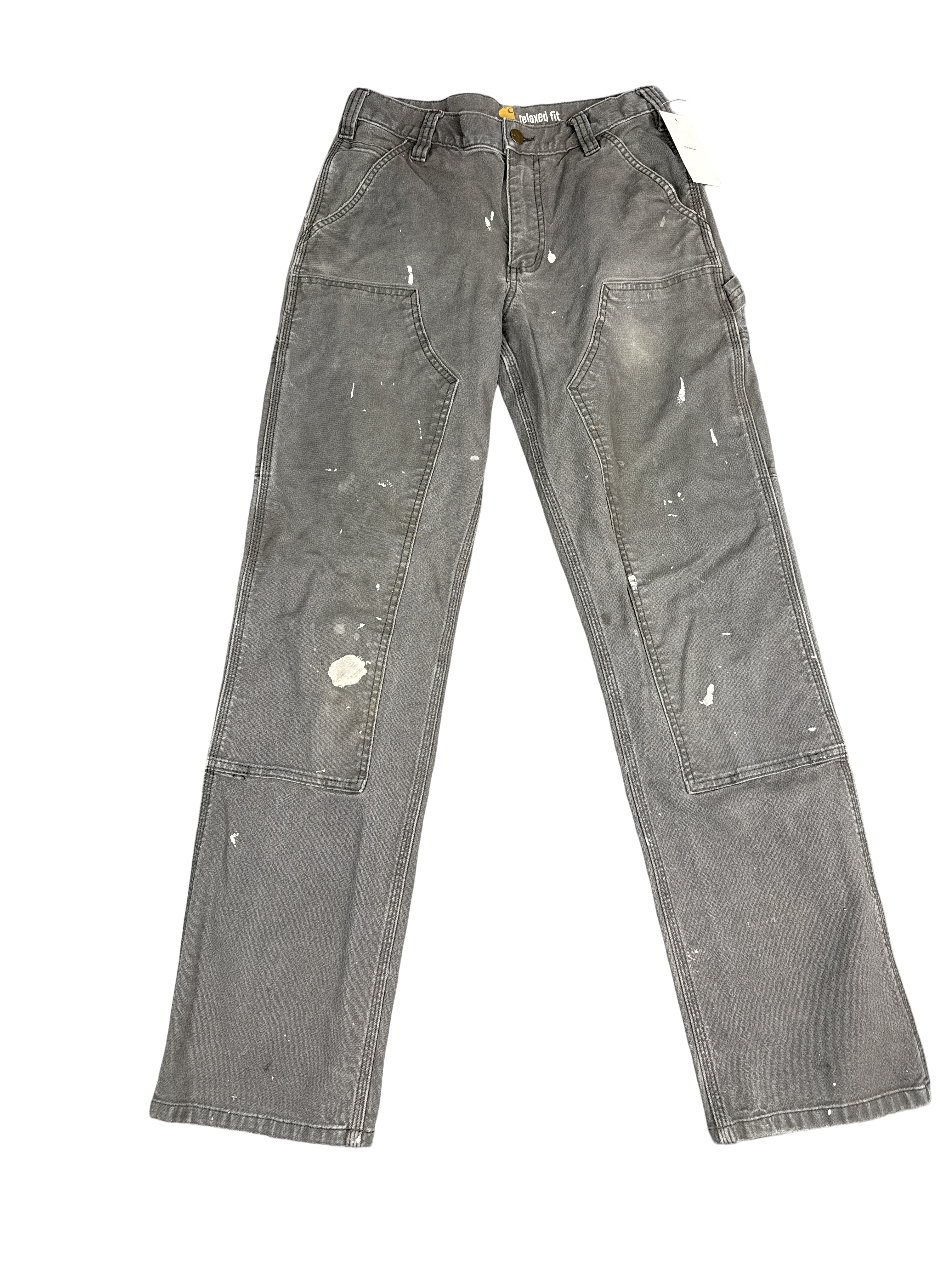 Carhartt Relaxed Fit Work Pants - Gray (W30 L34)