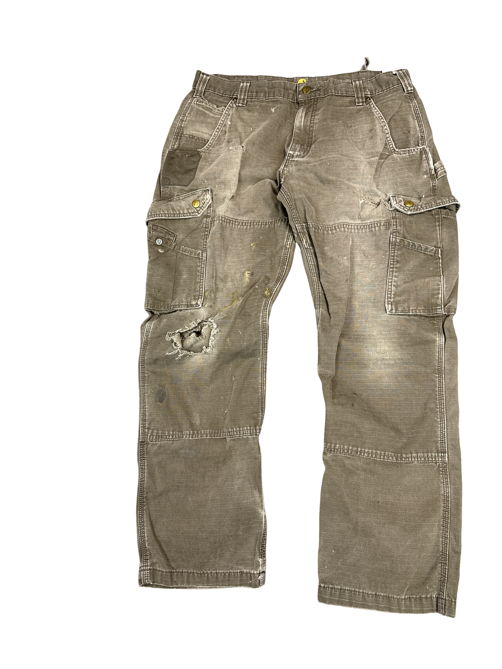 Carhartt Brown Double Knee Work Pants (36x32)