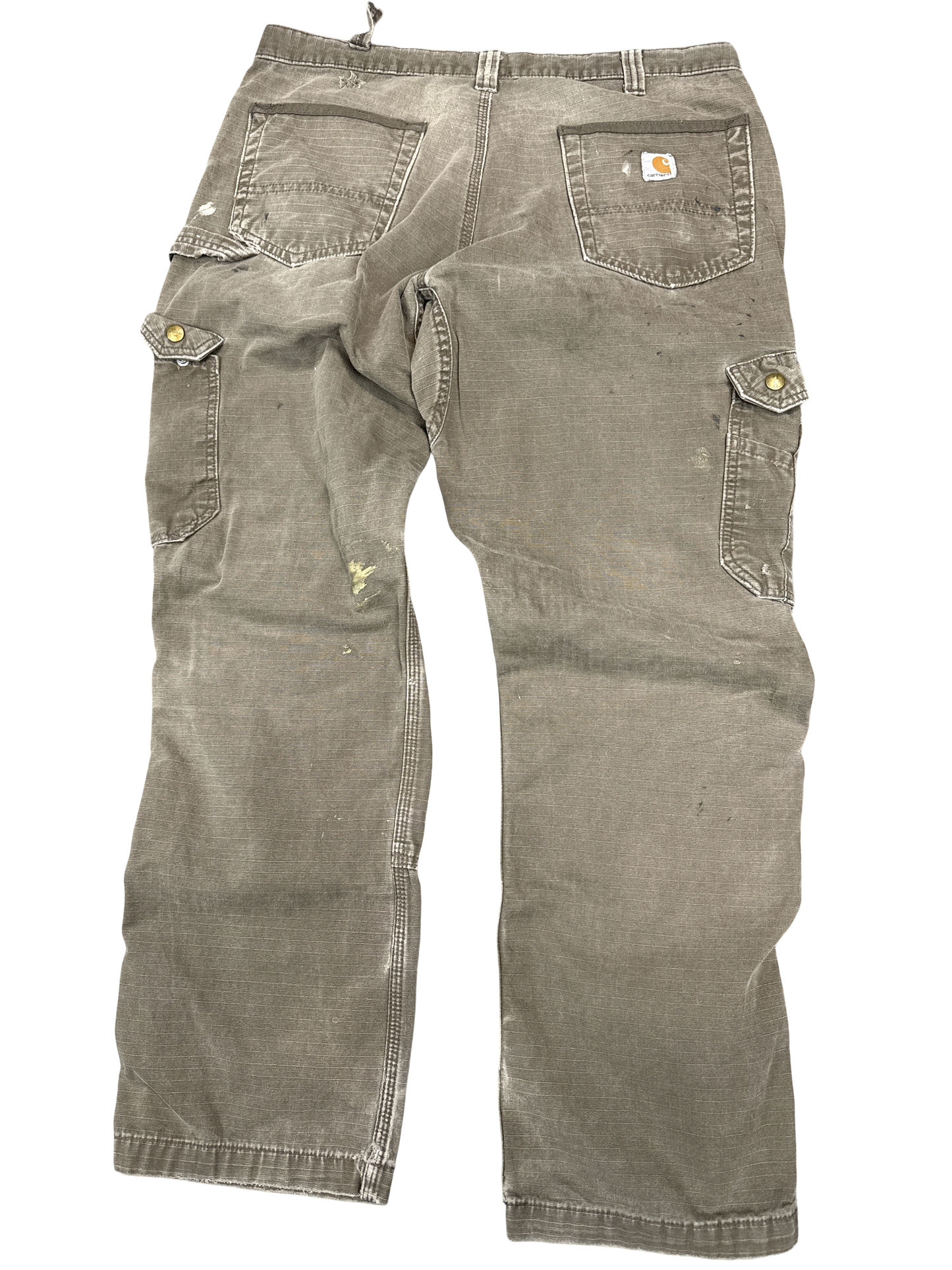 Carhartt Brown Double Knee Work Pants (36x32)