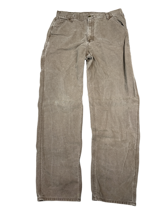 Carhartt Brown Duck Work Pants (36x36)