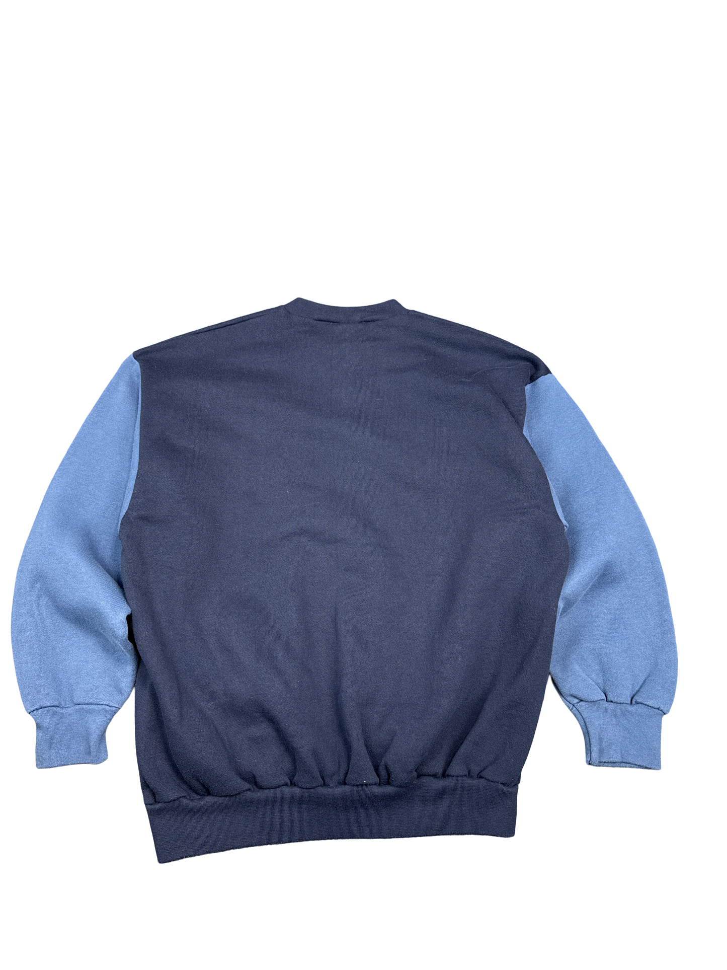 Two-Tone Crewneck Pullover Sweatshirt (M)
