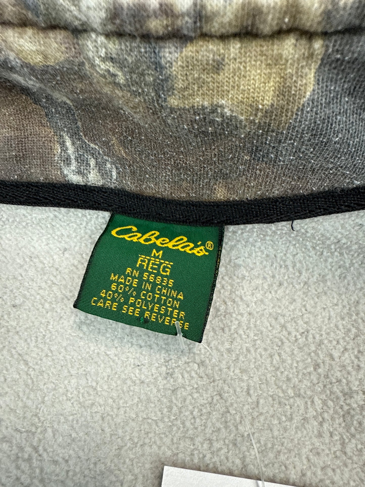 Cabela's Hunting Camo Quarter-Zip Pullover (M)