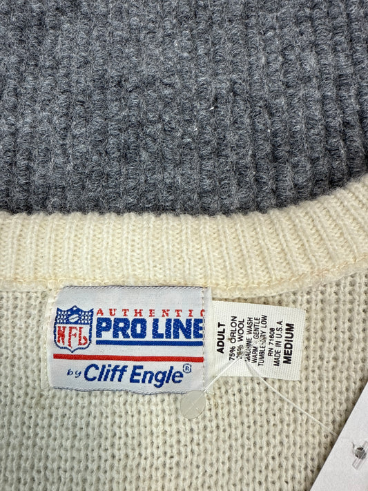 1990s NFL Pro Line by Cliff Engle New York Giants Wool Sweater (M)