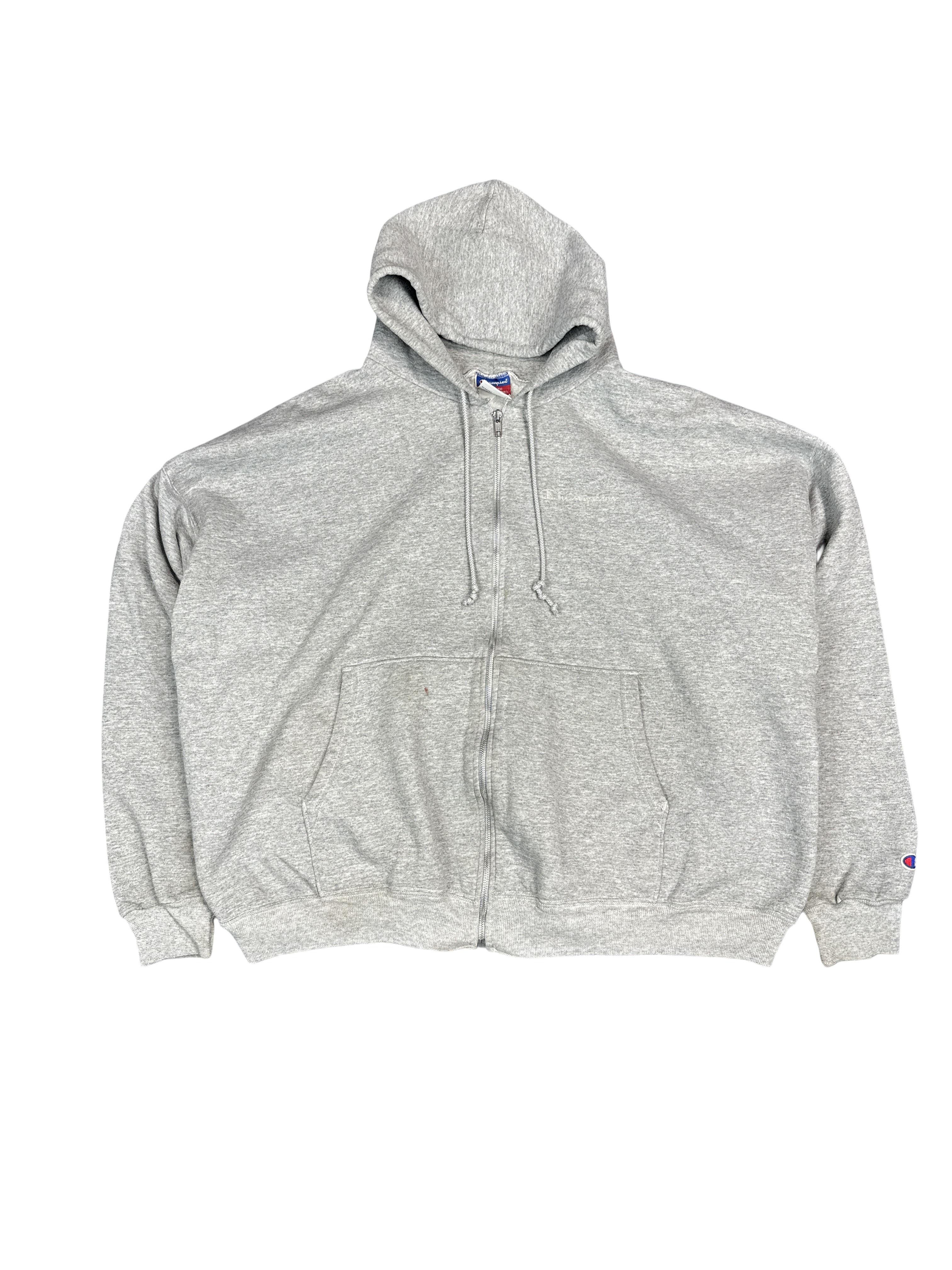 Champion Authentic Athletic Apparel Gray Zip Hoodie (XXL)