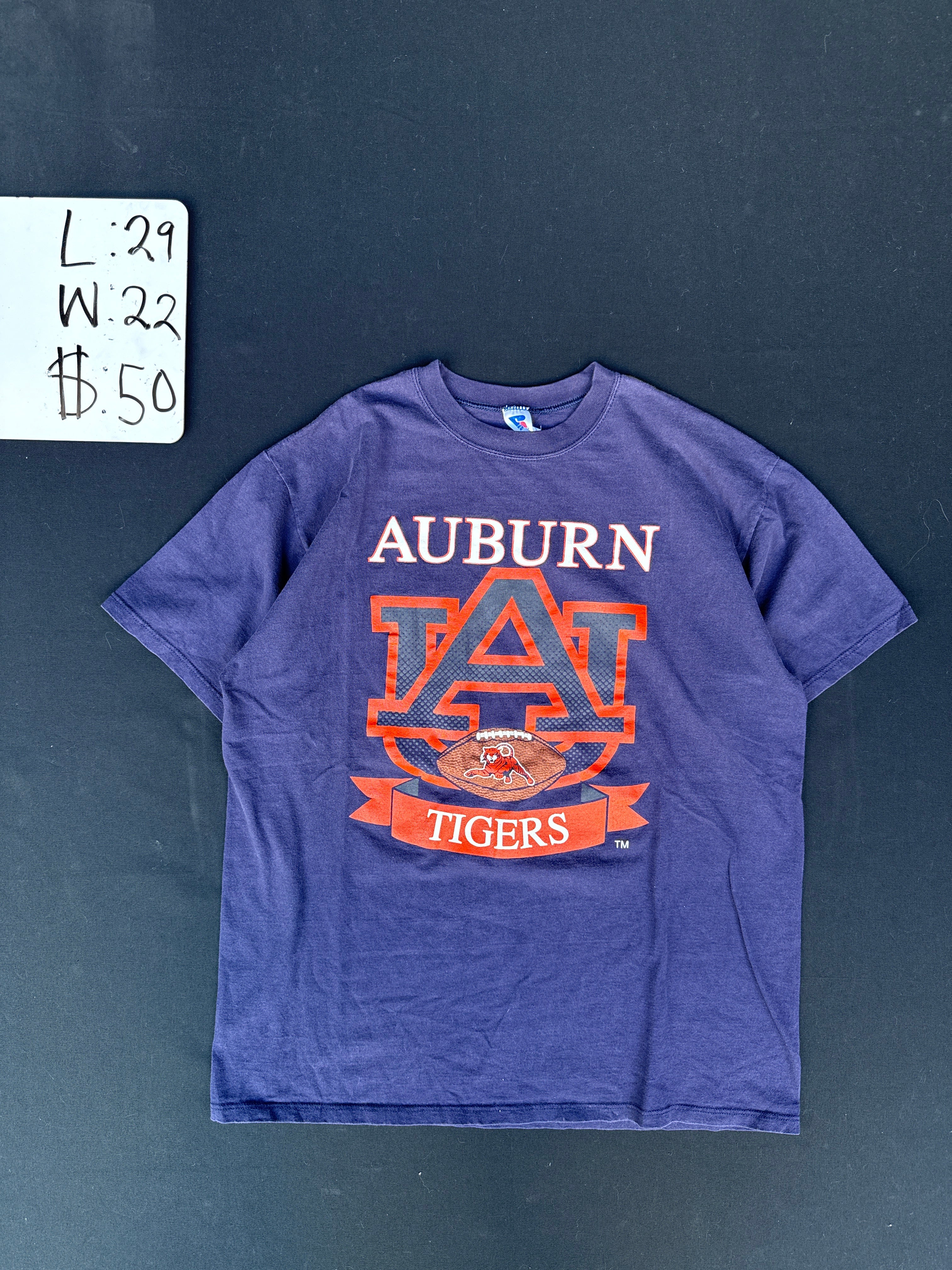1990s Russell Athletic Auburn Tigers Graphic Tee (XL)