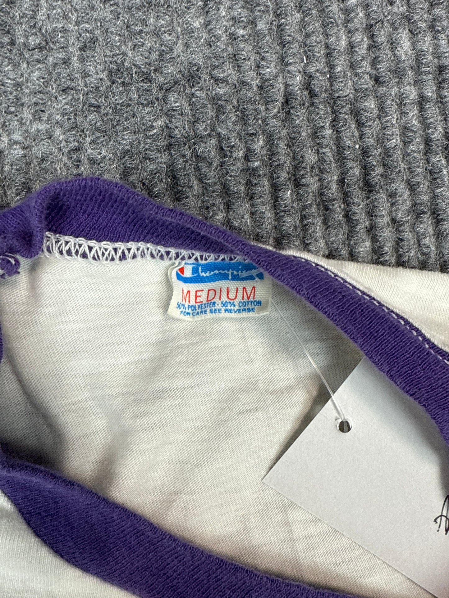 1970s Champion Snoopy Niagara Ringer T-Shirt (M)