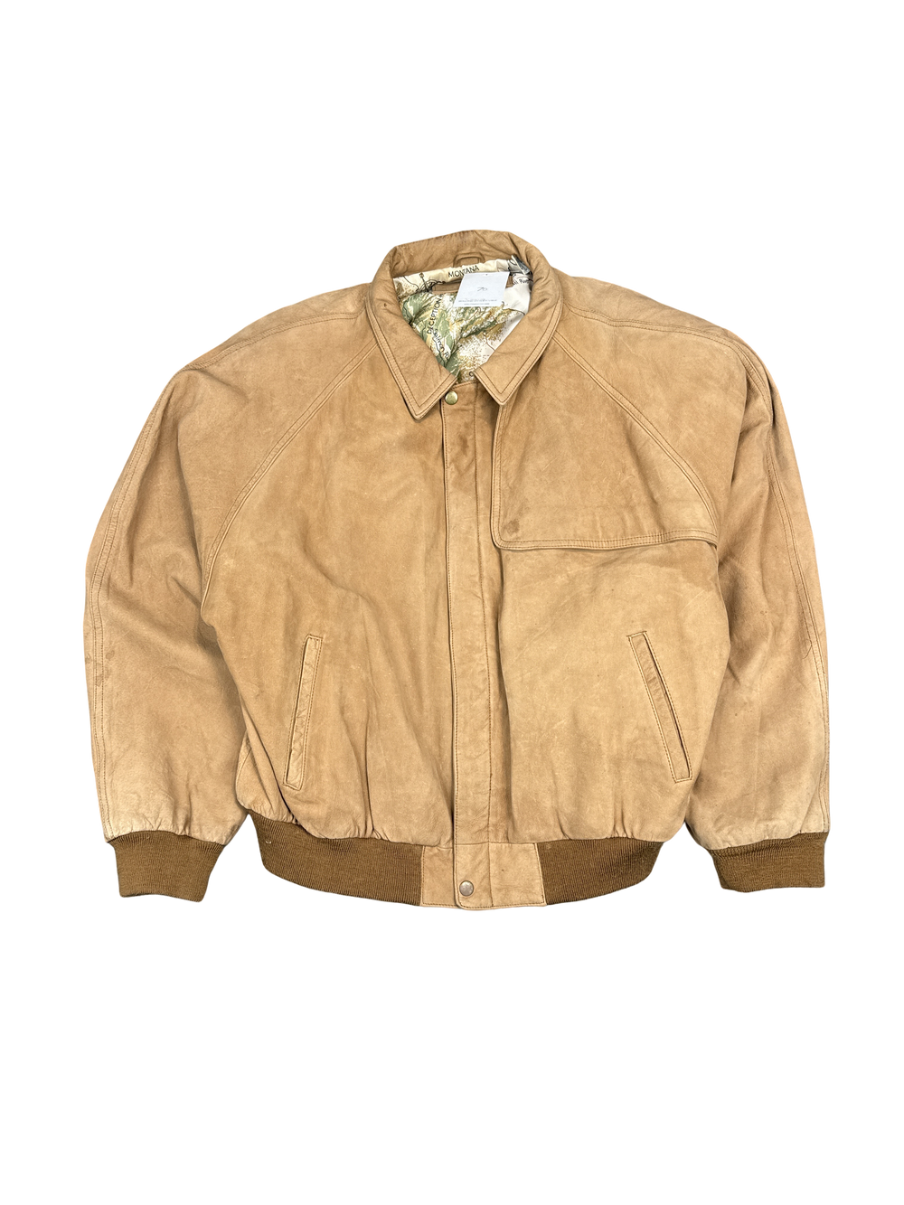 1990s Marlboro Adventure Team Leather Bomber Jacket (L)