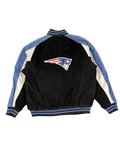 1990s NFL New England Patriots Suede Bomber Jacket (L)