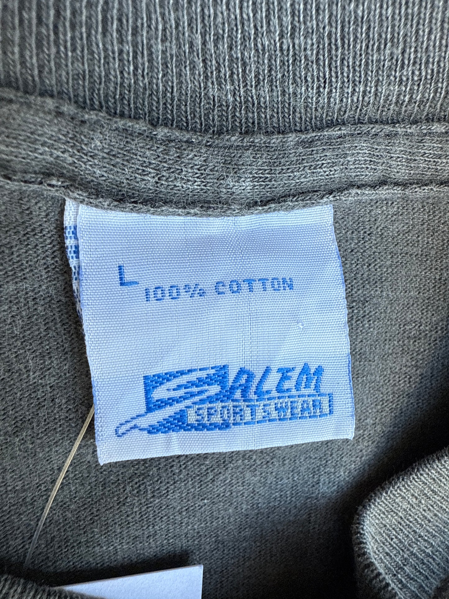 1990s Salem Sportswear Cold Steel on Ice Graphic Tee (L)