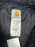 Carhartt Black Duck Canvas Hooded Work Jacket (L)