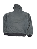 Carhartt Black Duck Canvas Hooded Work Jacket (L)
