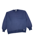 1990s Russell Athletic Navy Crewneck Sweatshirt (L)
