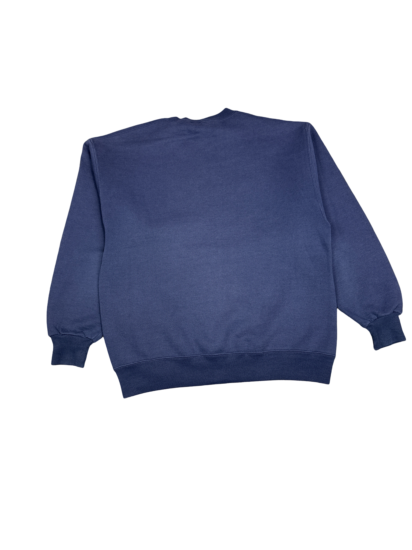 1990s Russell Athletic Navy Crewneck Sweatshirt (L)