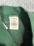 1980s Fruit of the Loom Green Sweatshirt (XL)