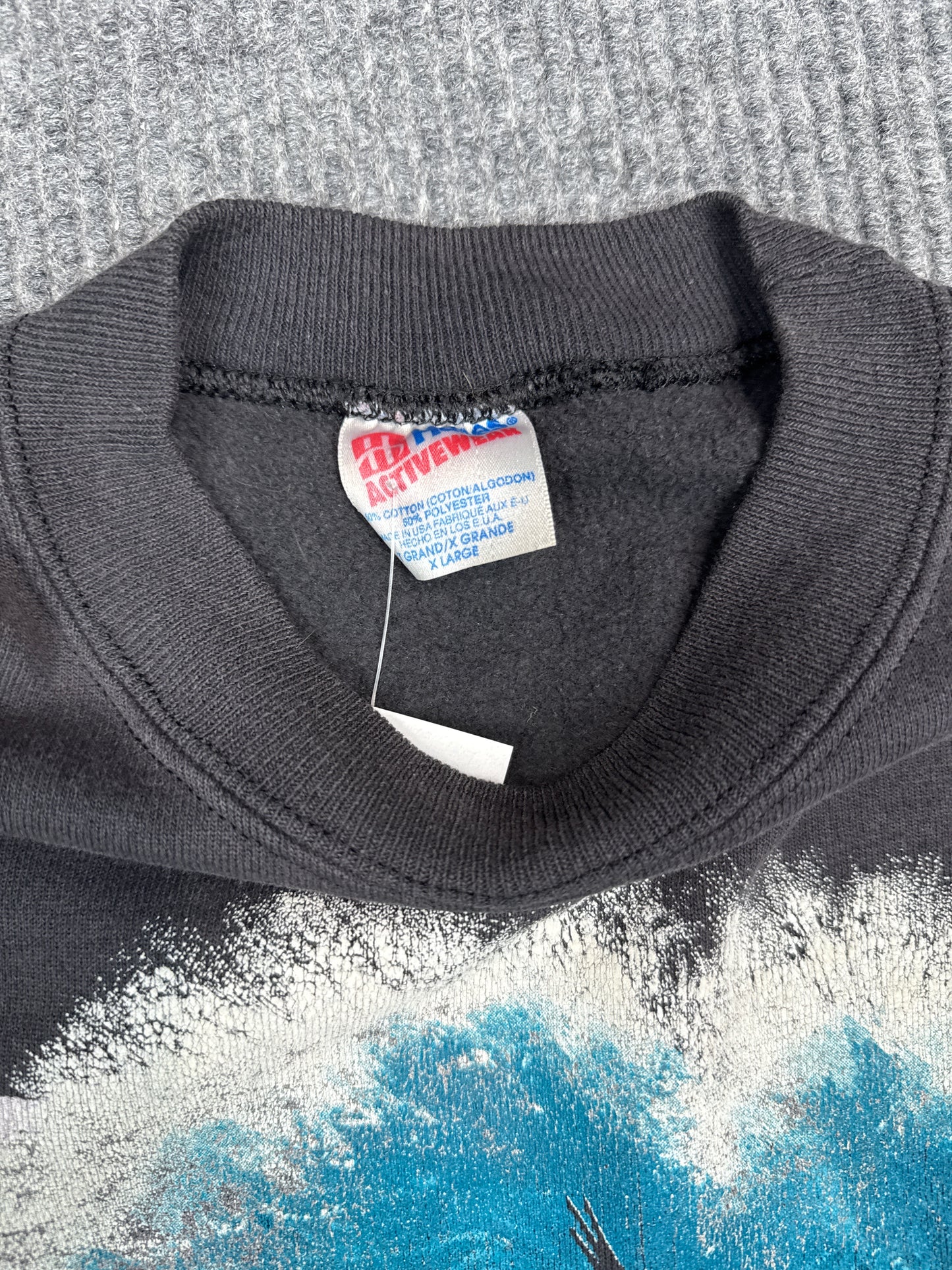 1990s Nature Pelican Graphic Sweatshirt (XL)