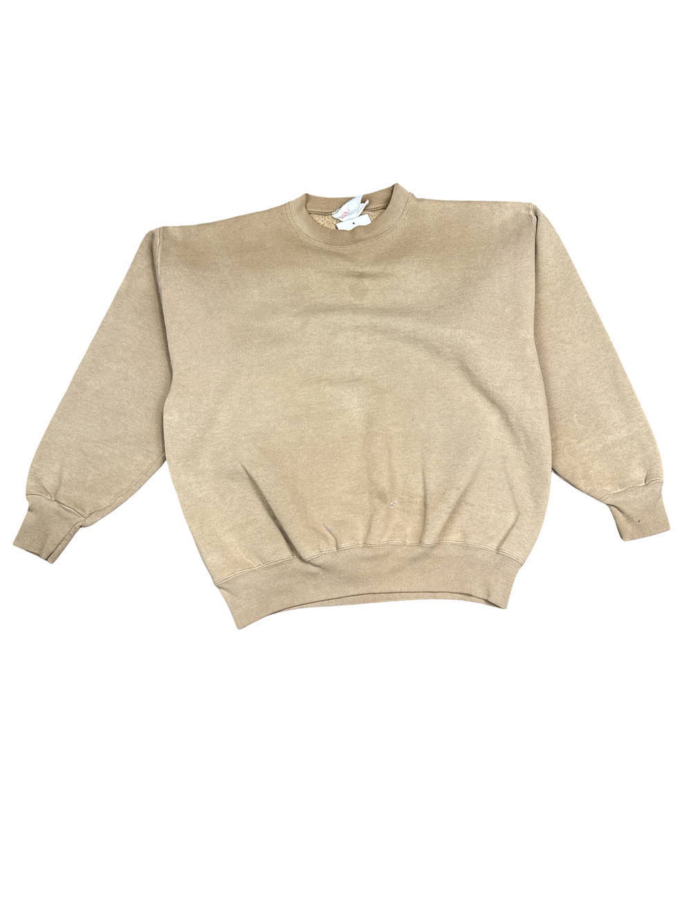 Tan Heavyweight Crewneck Sweatshirt (M)