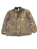 Carhartt Distressed Duck Canvas Work Jacket (XL)