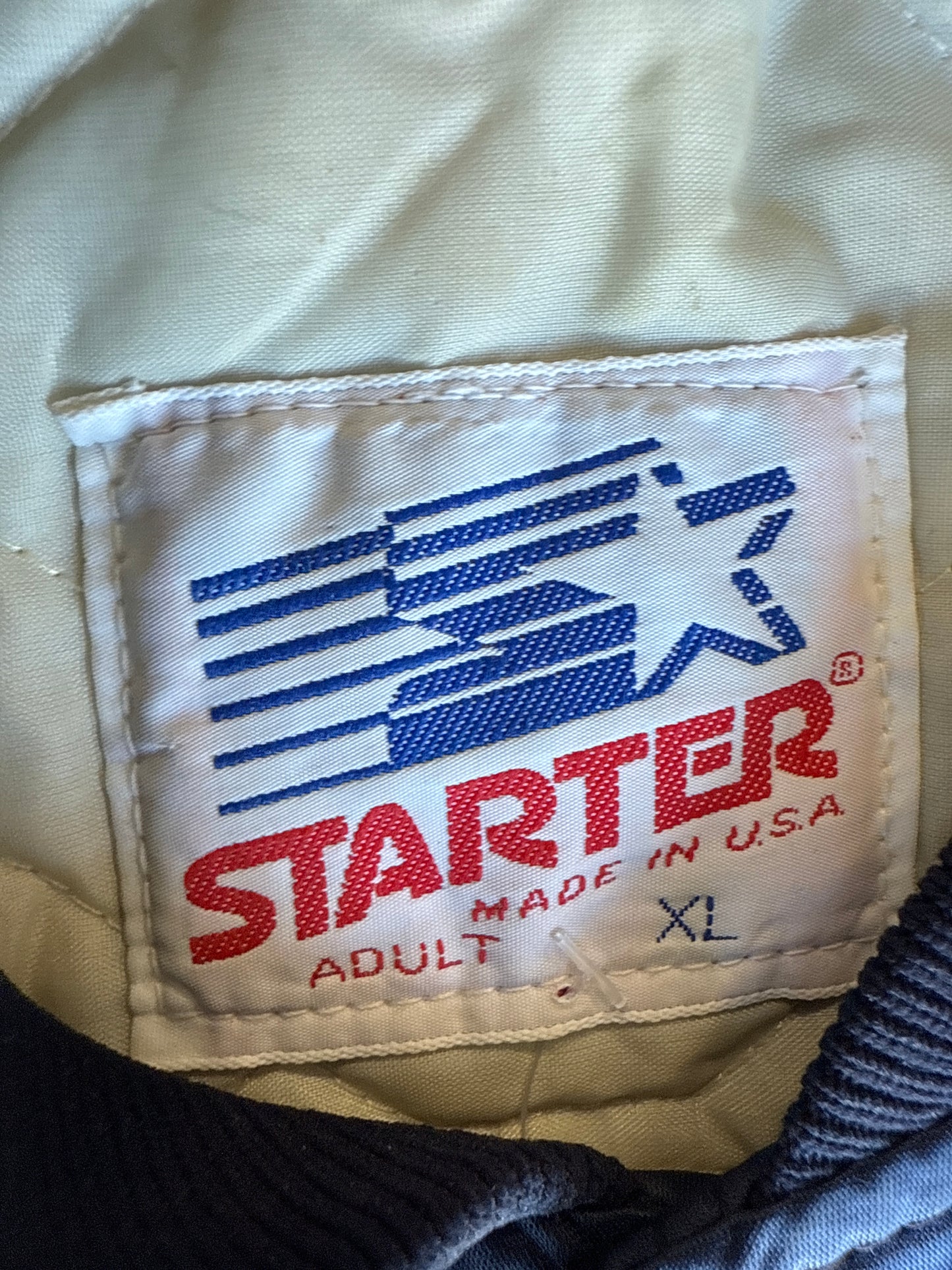 1990s Auburn Starter Satin Bomber Jacket (XL)