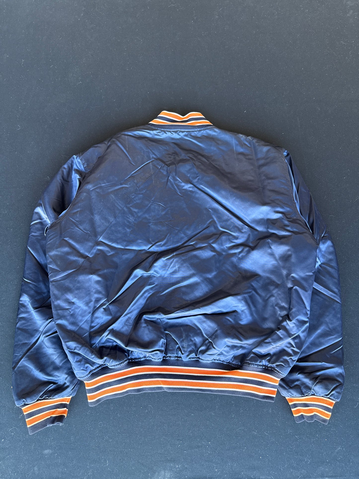 1990s Auburn Starter Satin Bomber Jacket (XL)