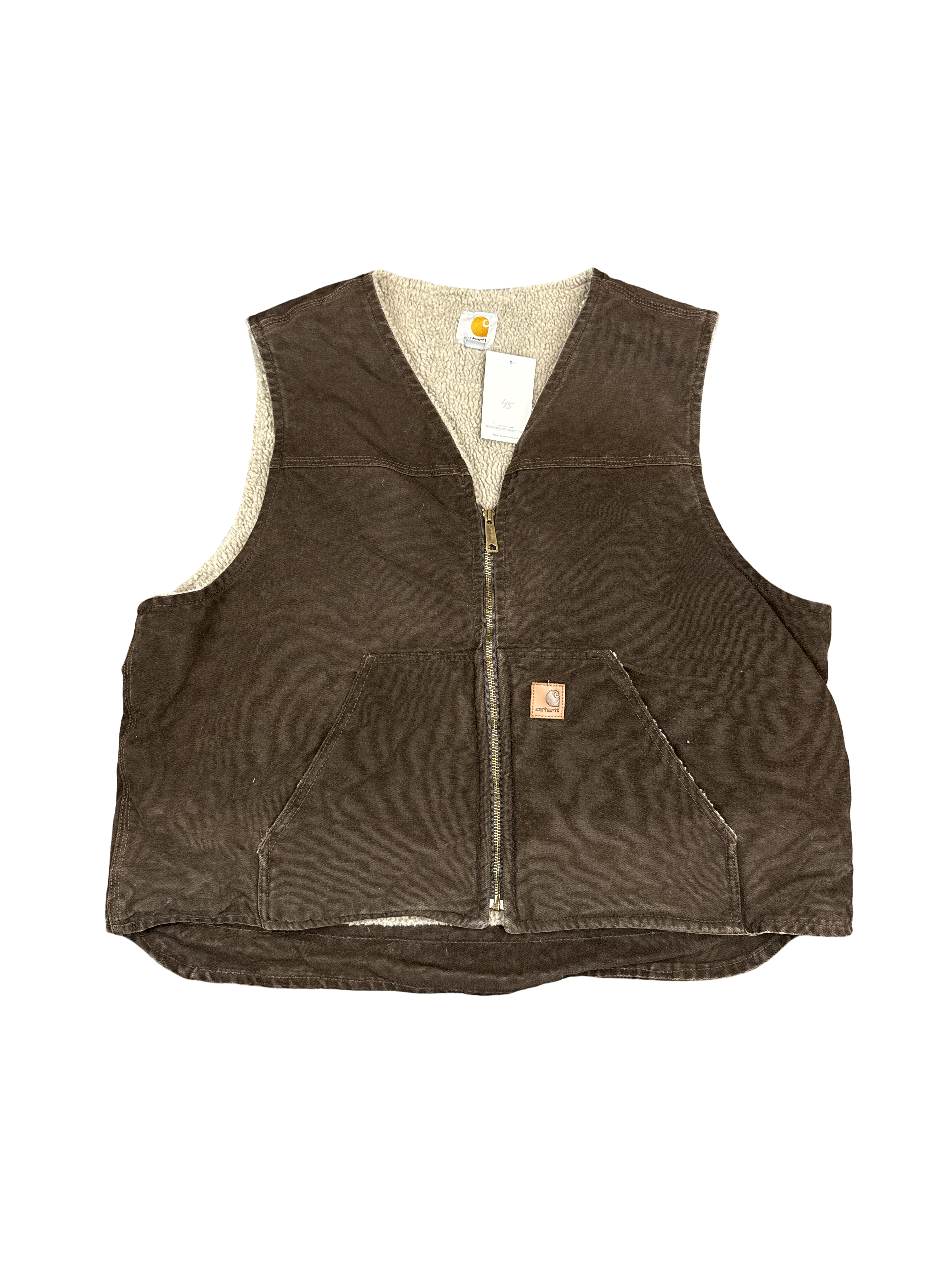 Carhartt Sherpa-Lined Work Vest (2XL)