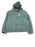 Carhartt Green Canvas Hooded Work Jacket (2XL)
