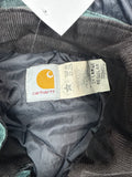 Carhartt Green Canvas Hooded Work Jacket (2XL)