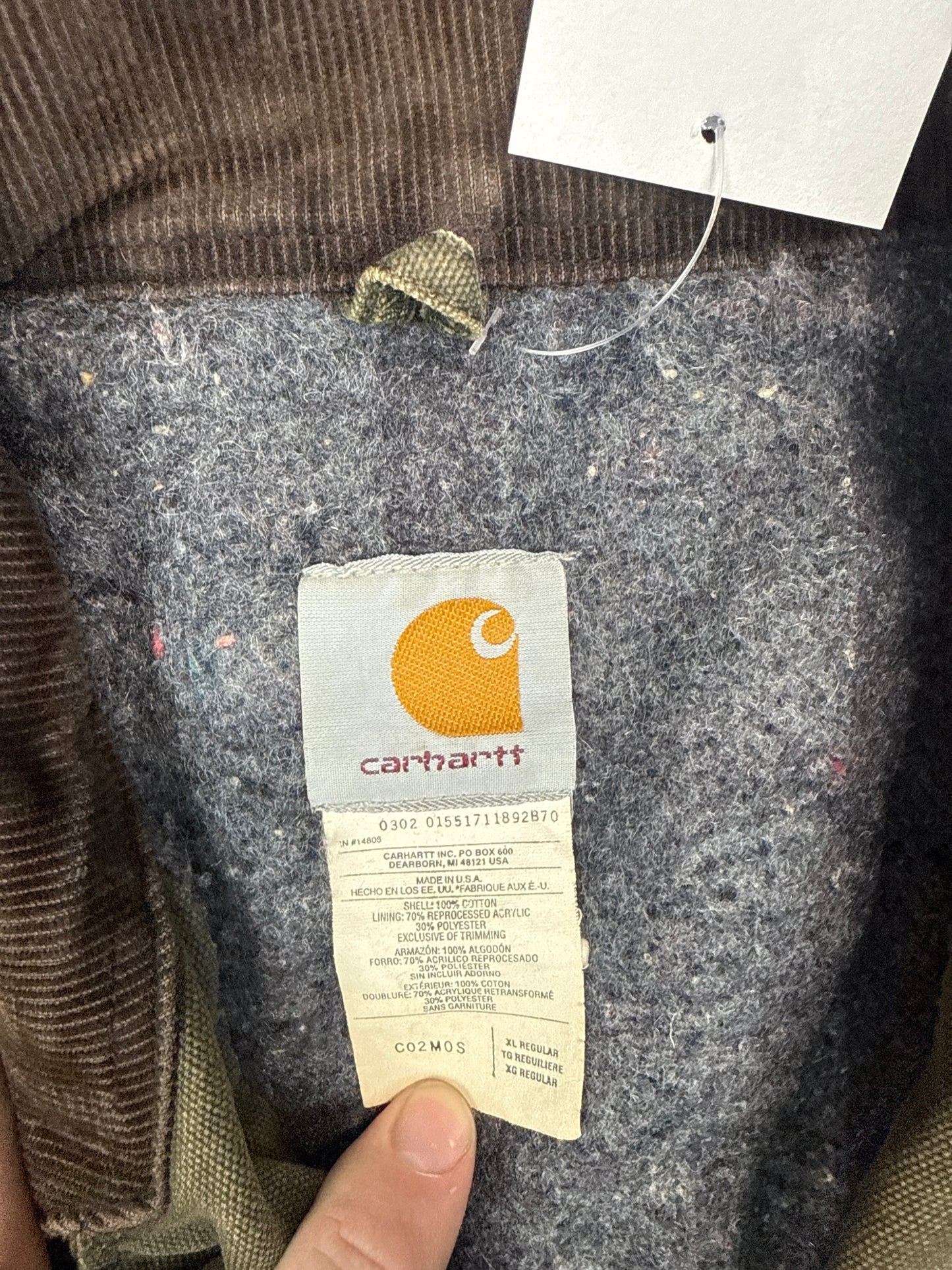 Carhartt Duck Canvas Chore Jacket (XL)