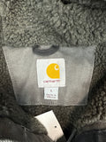 Carhartt Sherpa-Lined Hooded Work Jacket (L)