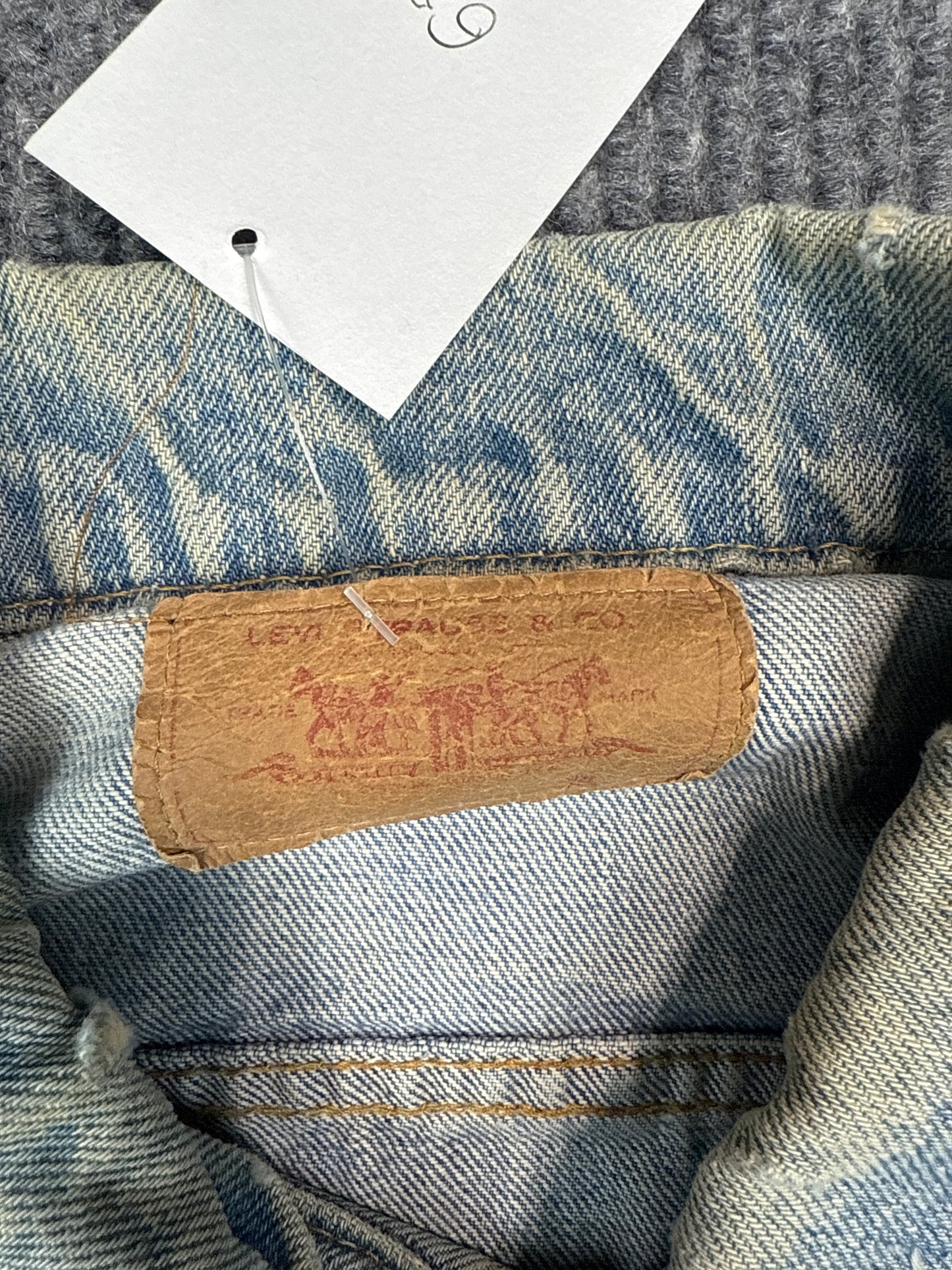 1980s Levis Light Wash Denim Jacket (XS)