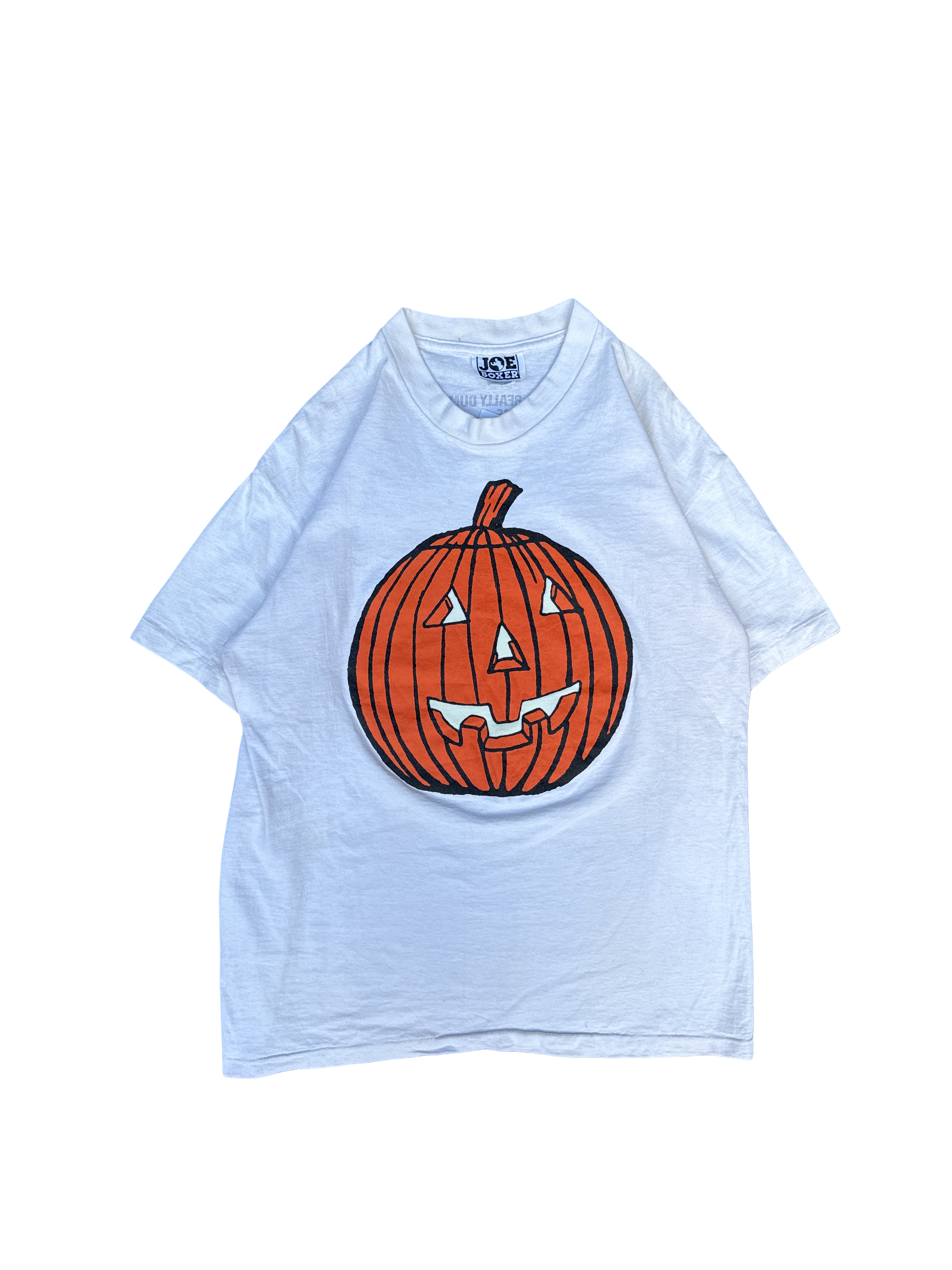 1990s Joe Boxer Jack-O'-Lantern Halloween Graphic Tee (M)