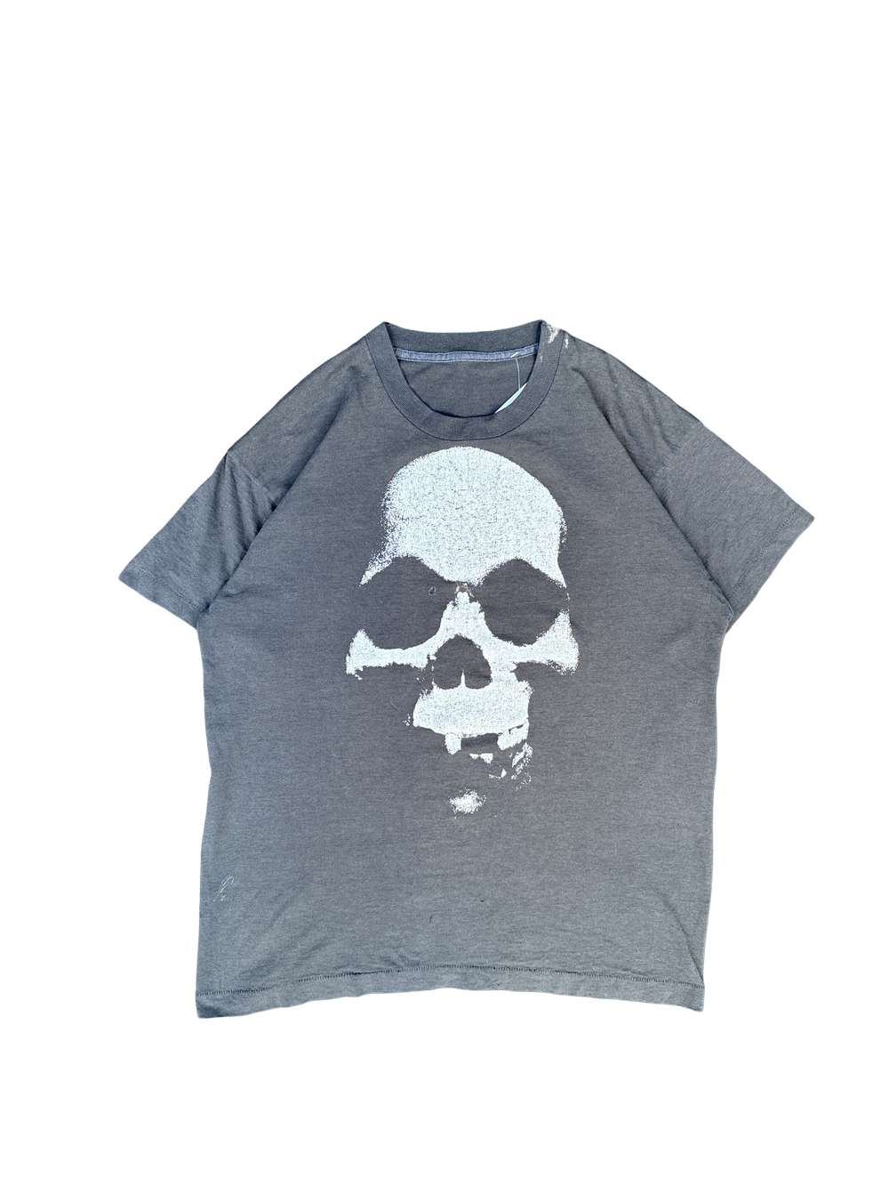Grunge Skull Graphic Tee (L)