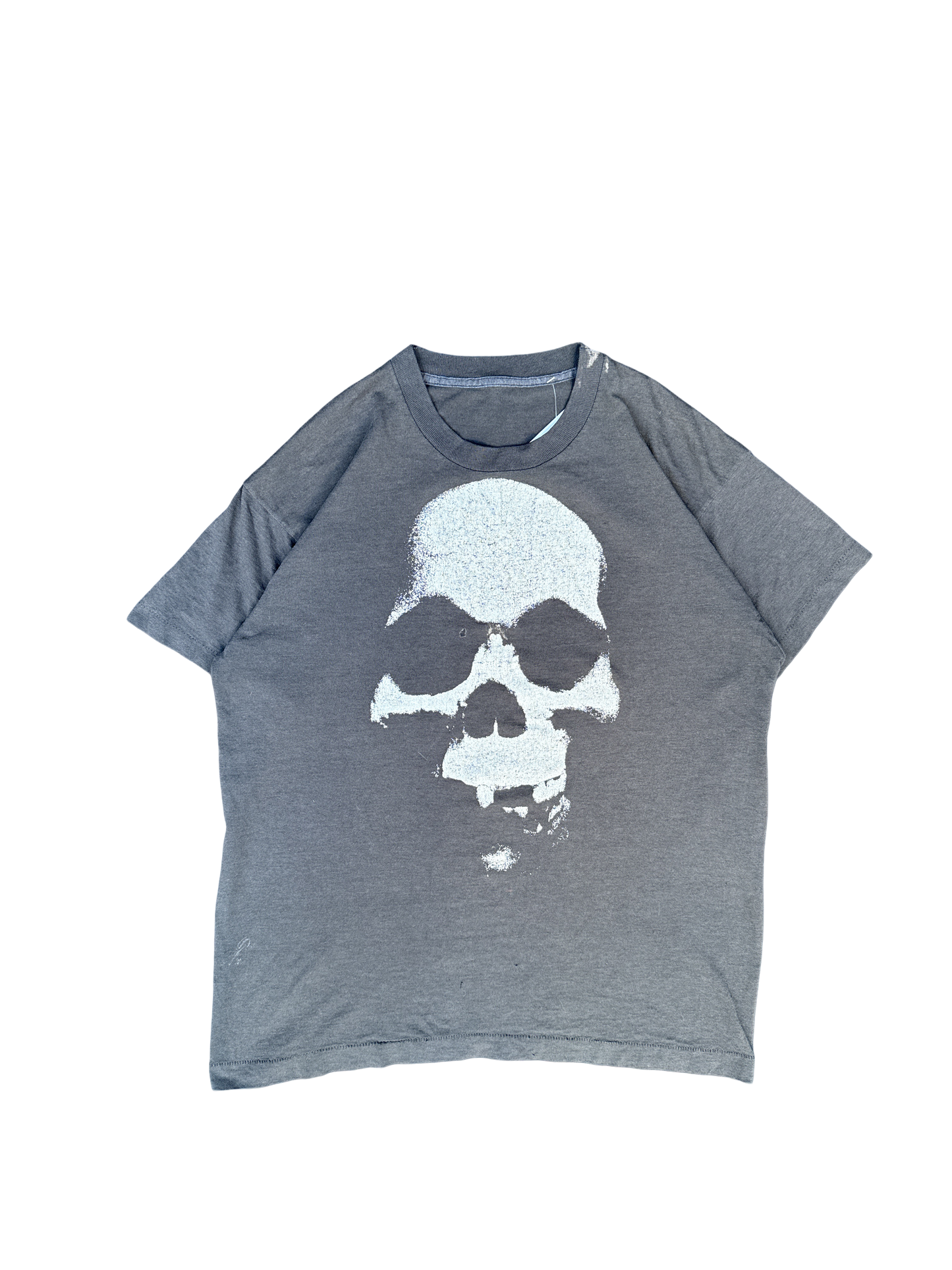 Grunge Skull Graphic Tee (L)