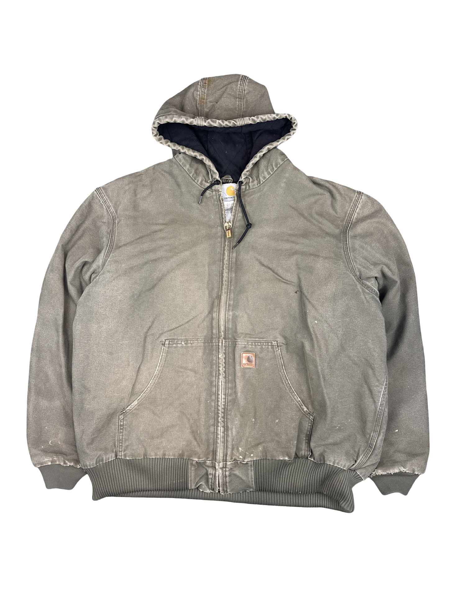 Carhartt Duck Canvas Hooded Work Jacket (2XL)