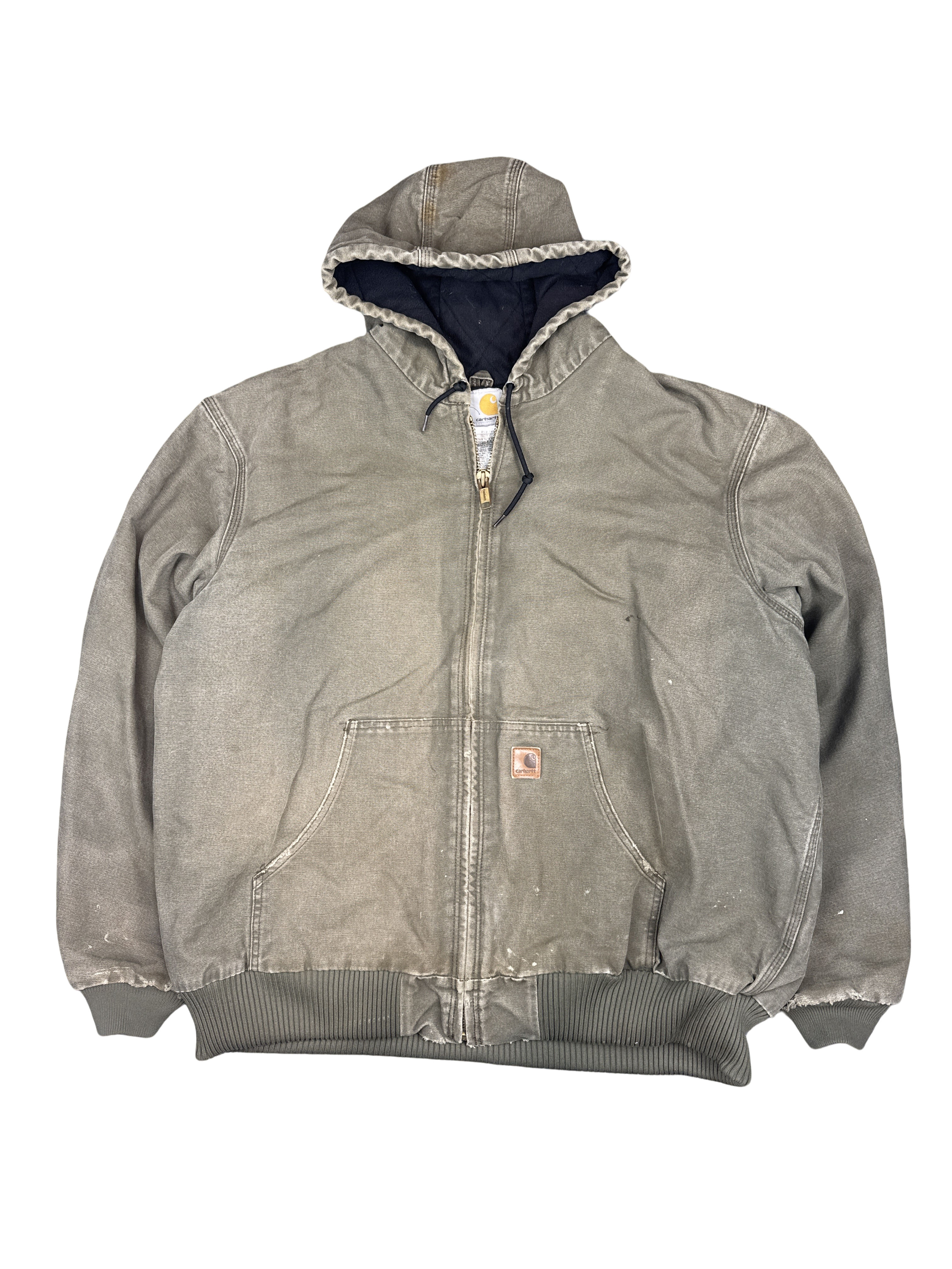 Carhartt Duck Canvas Hooded Work Jacket (2XL)