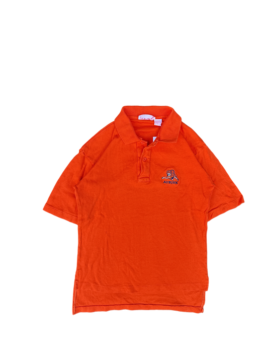 1990s Auburn Tigers Nutmeg Mills Polo Shirt (M)