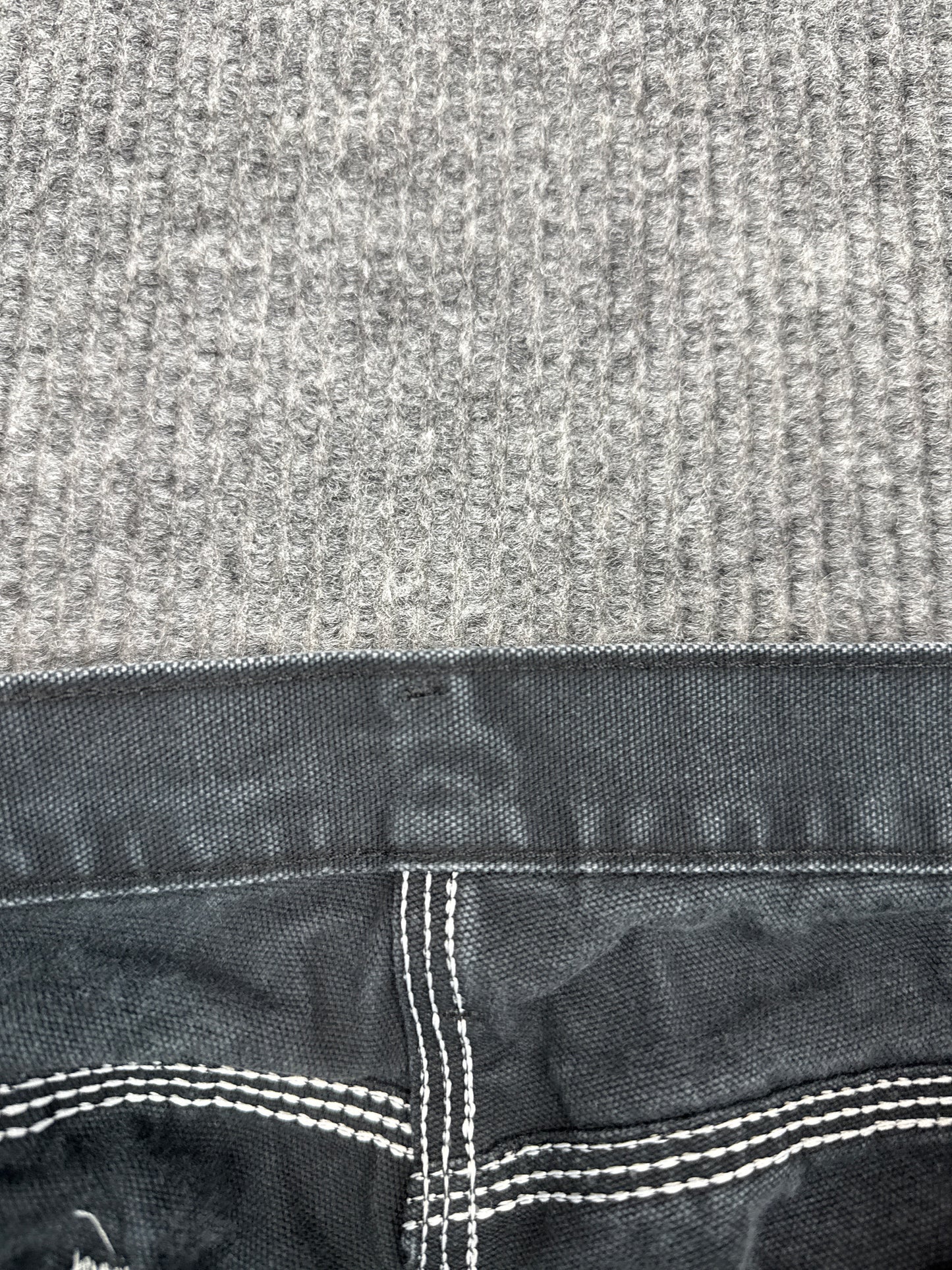 Dickies Carpenter Work Pants Washed Black (W34 L32)