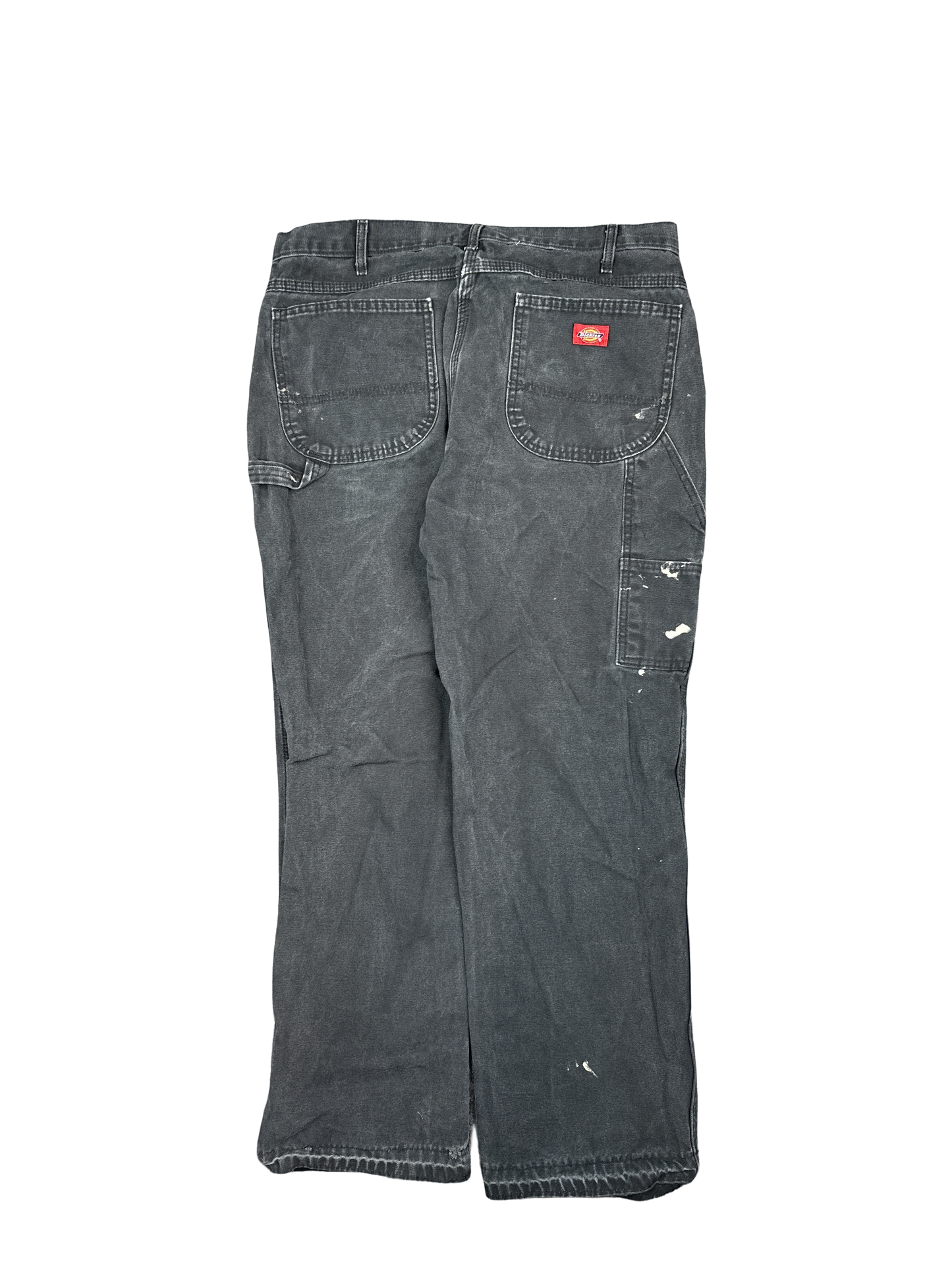 Dickies Carpenter Work Pants Washed Black (W34 L32)