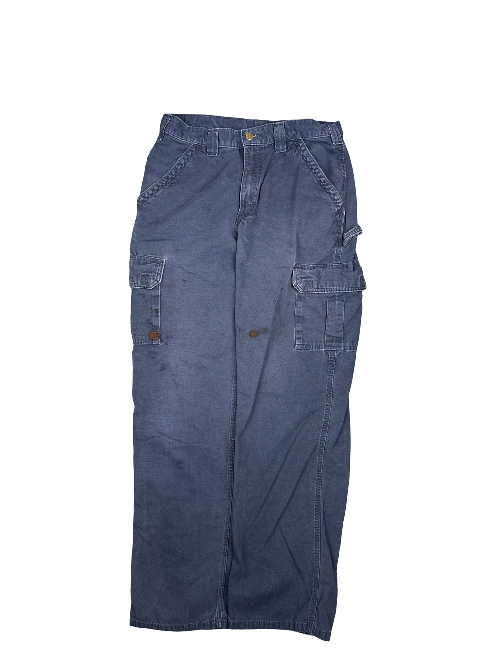 Carhartt Navy Cargo Work Pants (34x33)