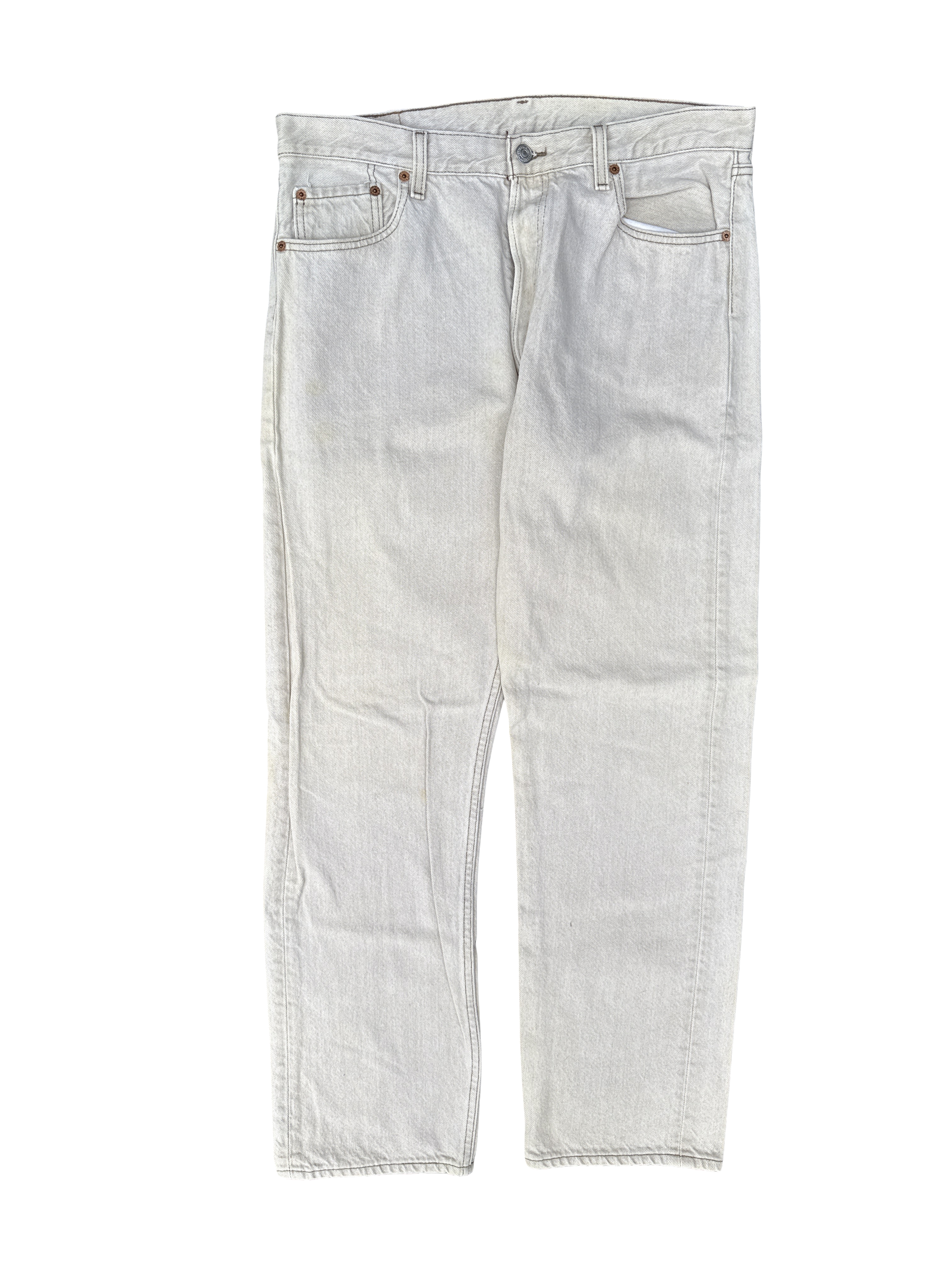 Vintage Levi's 501 White Denim Jeans (W36 L32)