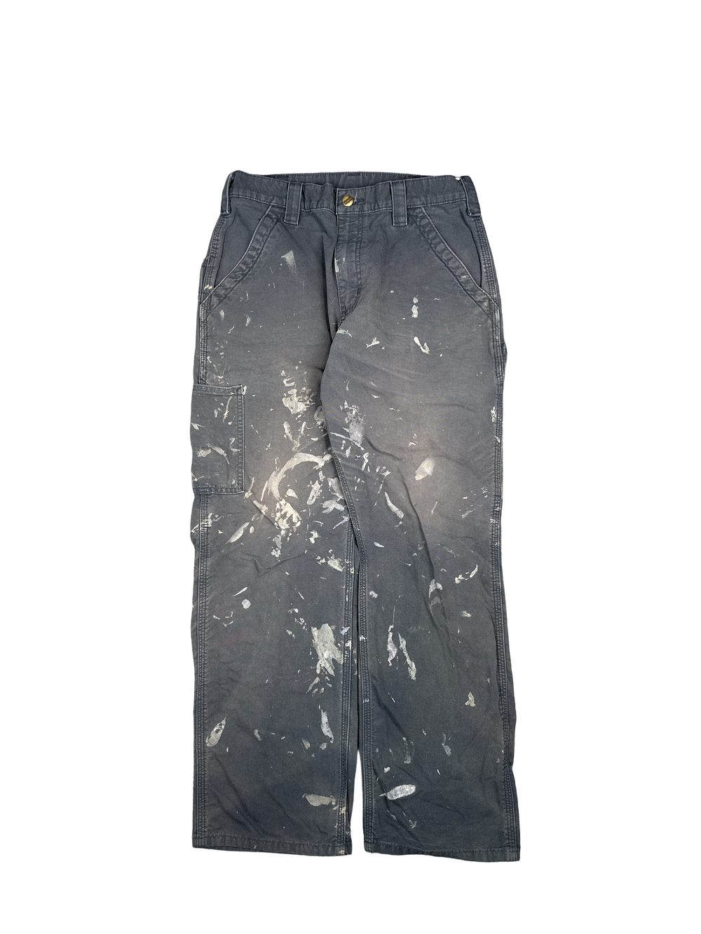 Carhartt Work Pants Navy Cotton Carpenter Style (W34 L32)