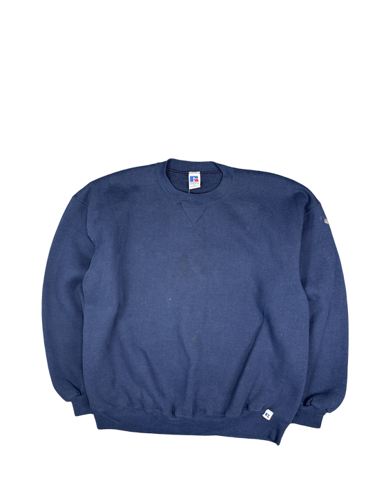 Russell Athletic Navy Crewneck Sweatshirt (XL)