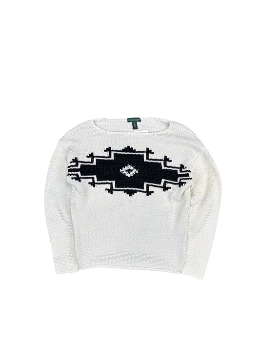 Lauren Jeans Company Ralph Lauren Southwestern Knit Pullover (S)
