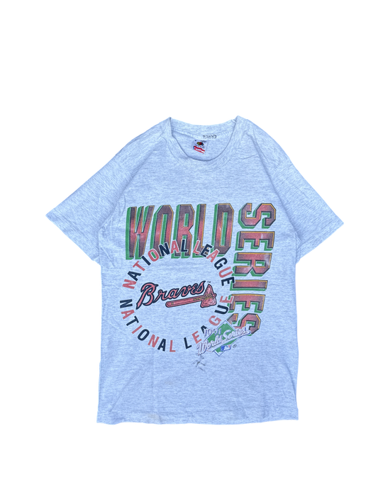 1991 Atlanta Braves World Series Graphic Tee (M)
