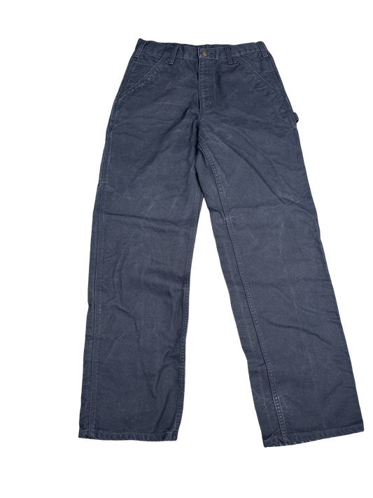 Carhartt Navy Cotton Work Pants (32x34)