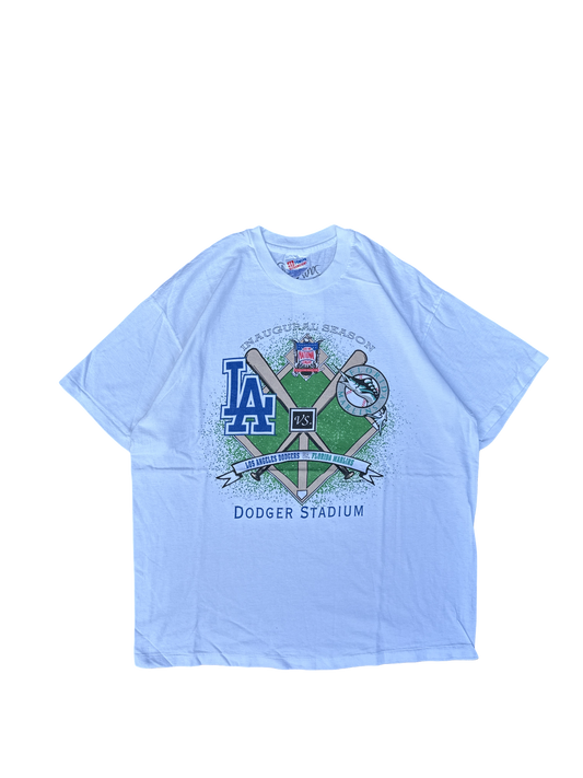 1990s Los Angeles Dodgers Inaugural Season Graphic Tee (XL)
