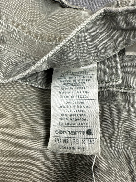 Carhartt B136 Loose Fit Work Pants (33x30)